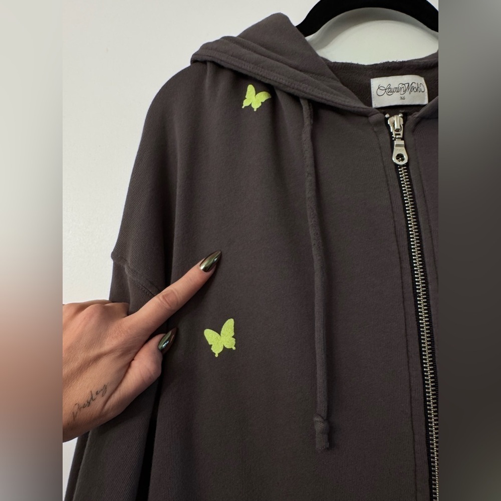Lauren Moshi Koa Neon Peace Love Butterflies in Light Onyx - Sz XS - Picture 8 of 8